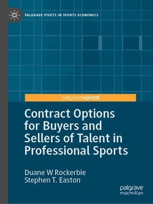 cover image of Contract Options for Buyers and Sellers of Talent in Professional Sports